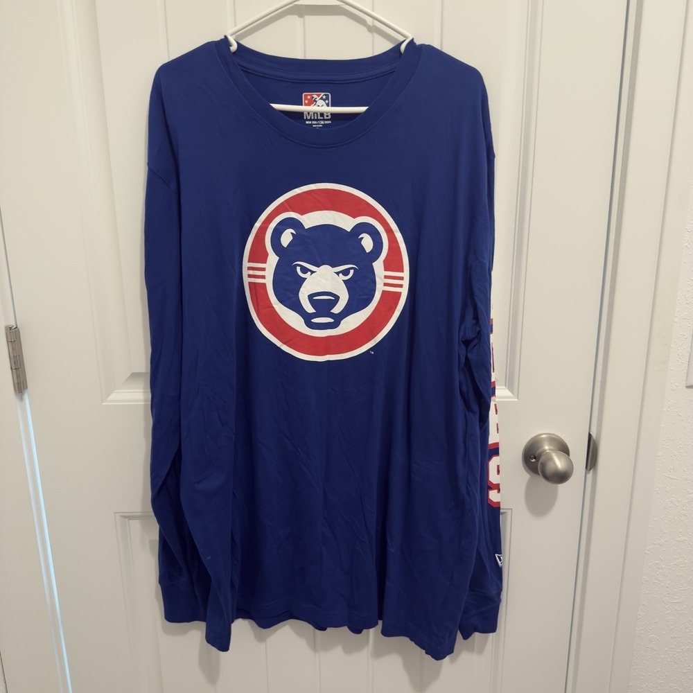 MiLB New Era 2024 Men's Chicago Cubs Blue Long Sleeve Tee Size XL